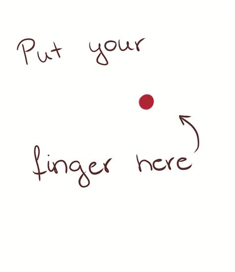 put your finger here | Put your finger here, Funny illusions, Funny gif
