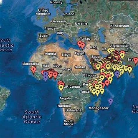 (c). Maritime piracy activity, 2013 | Download Scientific Diagram