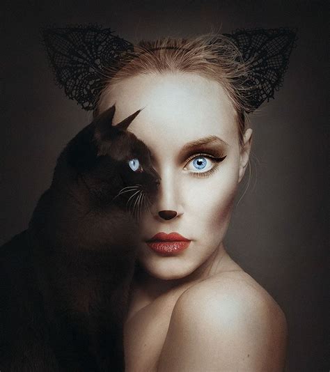 flora borsi has formed the series 'animeyed', which creates hybrid beings from two species and ...