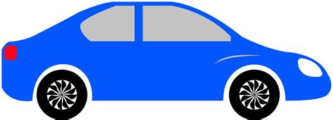 Cute Car Clipart Blue