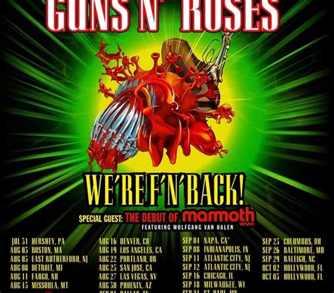 Guns N’ Roses Announce 2021 U.S. Tour - SlashOnline