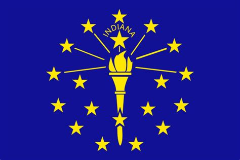Free picture: state flag, Indiana