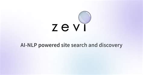 Zevi: AI Powered Site Search & Discovery Platform