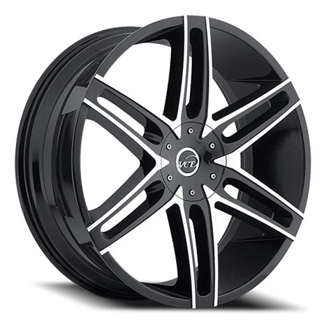 VCT V08 BM Rims & Wheels Black, 18.0x7.5 - Group-A Wheels