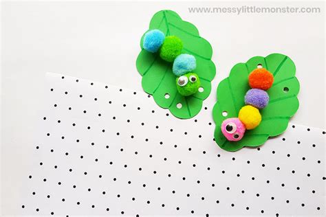 Pom Pom Caterpillar Craft – Mother's Nutritional Center