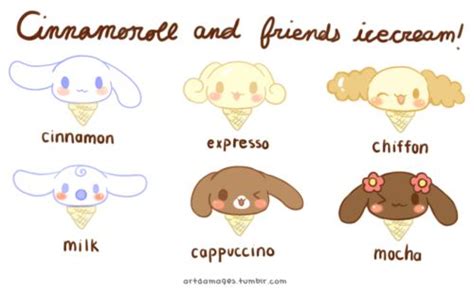 Cinnamoroll And Friends Ice Cream! ♥ | Sanrio Cinnamoroll | Pinterest