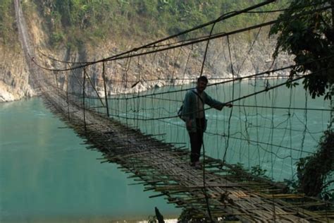 Hanging Bridge in Along Arunachal Pradesh | Aalo Tours