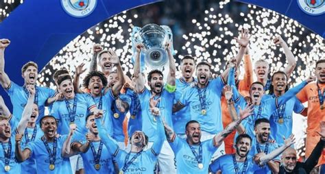 MANCHESTER CITY COMPLETE HISTORIC TREBLE WITH CHAMPIONS LEAGUE SUCCESS ...