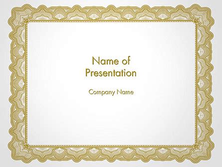 Blank Certificate Presentation Template for PowerPoint and Keynote | PPT Star