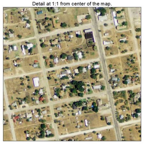 Aerial Photography Map of Loraine, TX Texas