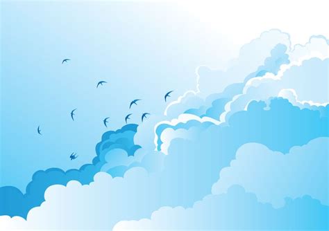 Blue Sky Vector 2 #AD , #Aff, #spon, #Vector, #Sky, #Blue | Grafik