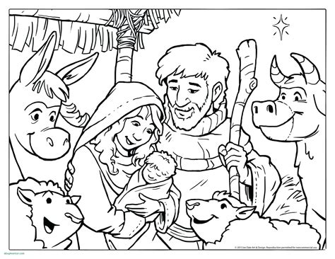 Coloring Book Jesus Christmas Pages Staggering Picture Animals At The Zoo Barbie And Ken Cute ...