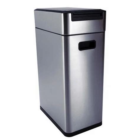 Stainless Steel Kitchen Trash Can, Capacity: 11-15 Liters at best price in Delhi