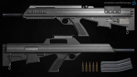 ArtStation - Bushmaster M17S (Game Ready) | Game Assets