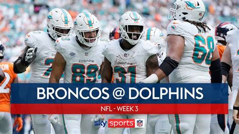 Miami Dolphins score 70 points in record victory over Denver Broncos ...