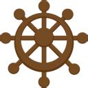 Nautilus Ship Steering Wheel Icon | Jules Verne Iconset | MiXthepiX