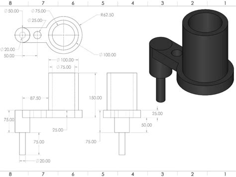 2d mechanical drawings,2d drafting,2d engineering drawings mechanical parts | Upwork