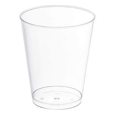 Smarty Had A Party 8 Oz. Crystal Clear Round Plastic Disposable Party Cups (500 Cups) : Target