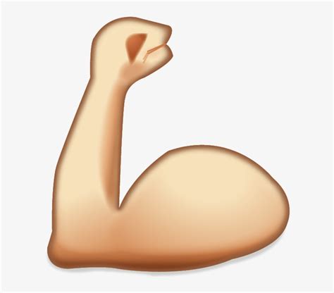 Flexing Muscles Emoji - Whatsapp Emoji Muscle - Free Transparent PNG Download - PNGkey