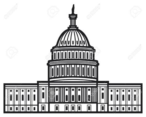 Capitol buildings clipart - Clipground