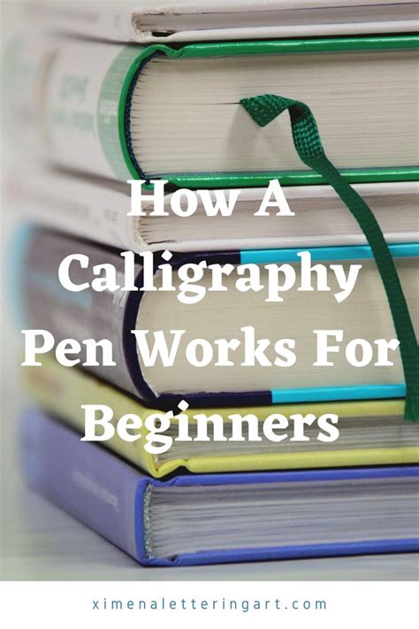 How A Calligraphy Pen Works For Beginners | Calligraphy pens, Calligraphy lessons, Learn hand ...