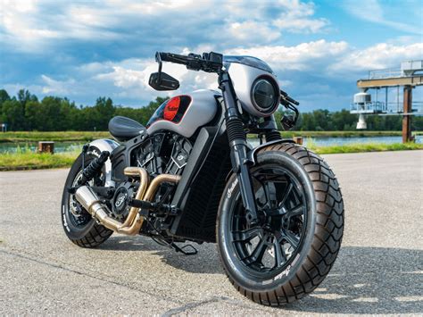 WUNDERKIND-Custom: „Indian Scout Bobber Newchurch THREE“ › Motorcycles.News - Motorcycle-Magazine