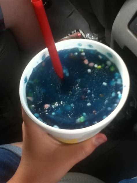 Raspberry Nerd Slushie from Sonic | Slushies, Sonic drinks, Blue raspberry