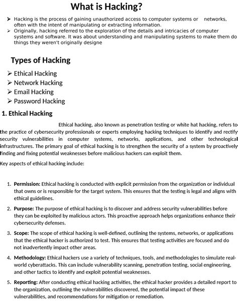 Hacking - Originally, hacking referred to the exploration of the ...