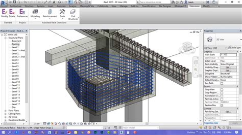 Revit Structure 2017 tutorial Part 9 - YouTube