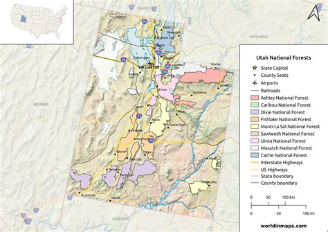 Utah - World in maps