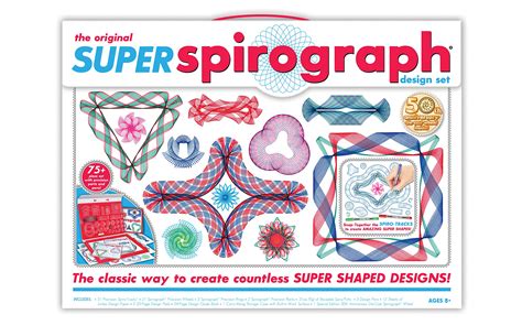 Super Spirograph 75-piece Jumbo Kit (50th Anniversary Edition) | eBay