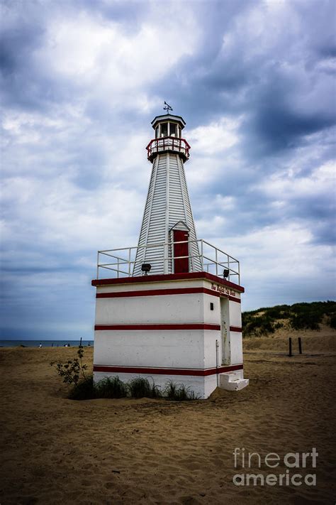 Lighthouse in New Buffalo Michigan Photograph by Paul Velgos