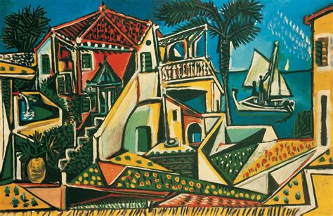 Pablo Picasso - Mediterranean Landscape (1953) : r/museum