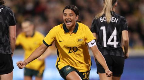 How many goals has Sam Kerr scored for Australia? Matildas striker's ...