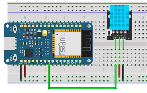 DHT11 ESP32 in MicroPython: Measuring temperature & humidity