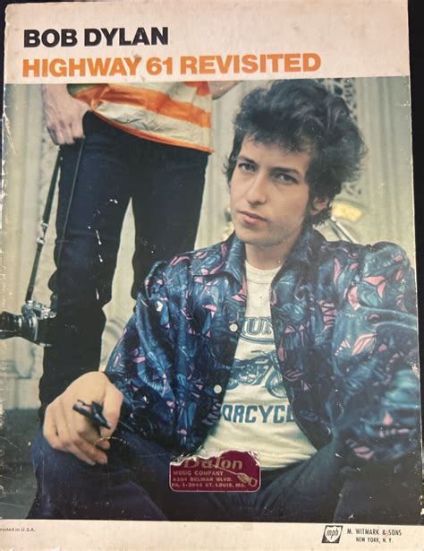 Mavin | vintage Bob Dylan Highway 61 Revisited songbook sheet music ...