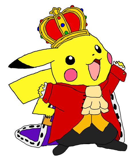 King Pikachu - Pikachu Fan Art (41039148) - Fanpop