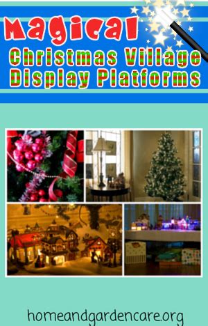 Christmas Village Display Platforms - Home and Garden Care