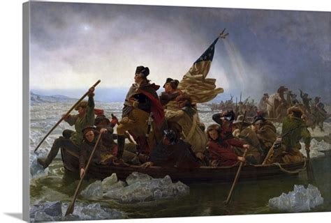 Painting of George Washington crossing the Delaware Wall Art, Canvas Prints, Framed Prints, Wall ...