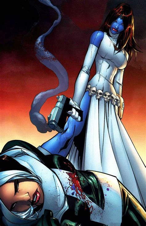 Mystique vs Rogue by Humberto Ramos | Mystique art, Mystique, Mystique marvel