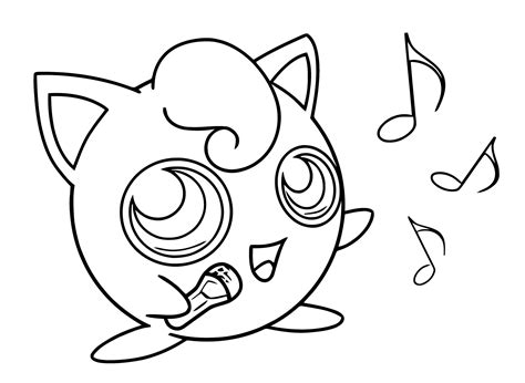 Pokemon jigglypuff singing coloring pages | Pokemon coloring pages, Coloring pages, Pokemon ...