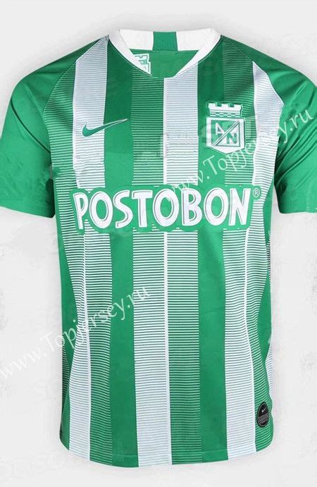 2018-19 Atlético Nacional Home Green Thailand Soccer Jersey AAA ...