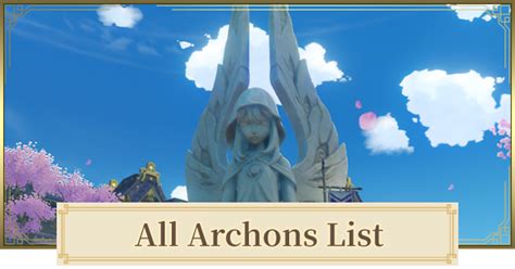 Genshin | All Archons List - GameWith