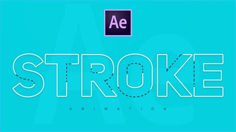 After Effects Tutorial: Stroke Animation In Adobe After Effects | No ...