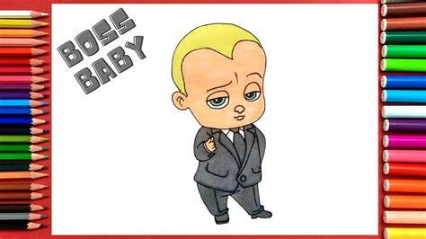 How to Draw Boss Baby Easy - YouTube