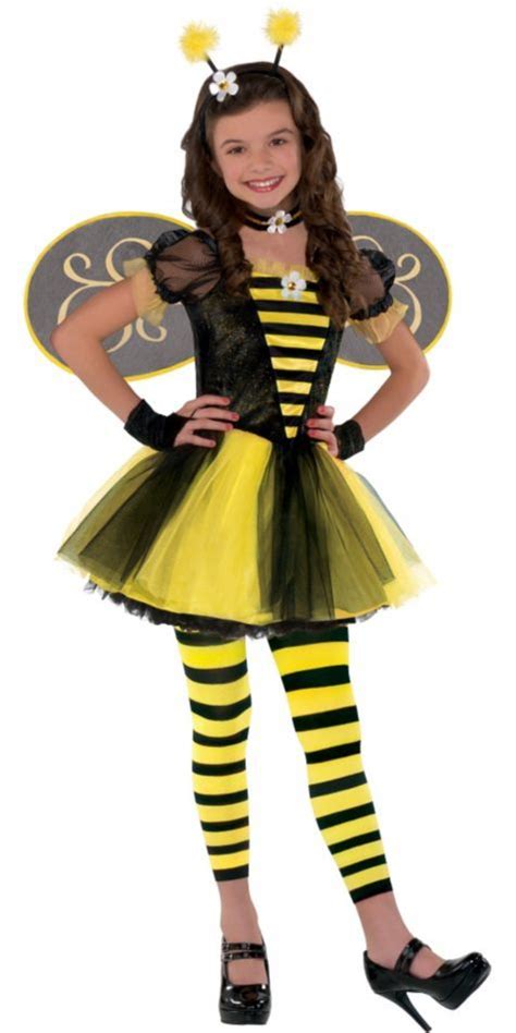 Girls Totally Bumble Bee Costume- Party City | Bumble bee costume, Bee costume, Top halloween ...