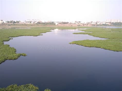 Indian Tapi River Hatnur Dam Back Water Stone Maharashtra Jalgaon Raver ...