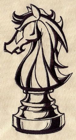 Knight Chess Piece Drawing at GetDrawings | Free download