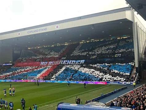 Rangers Pay Tifo Tribute to Famous Hamburg Display Against Celtic Back ...