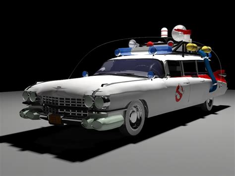 Car Ghostbusters 3d Model